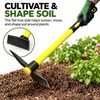 Mattock Hoe for Soil Loosening – 15-Inch Garden Tool with