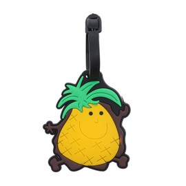 Fruit Luggage Tag Bright Travel ID Label - Pineapple