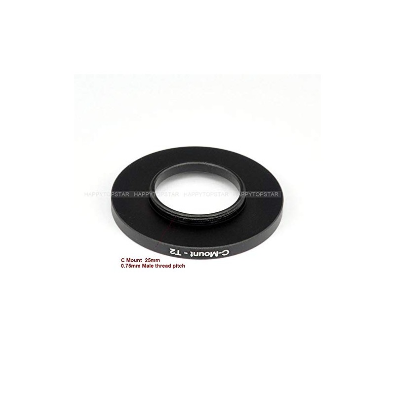 C Mount (25mm 0.75mm Thread Pitch) to T T2 (42mm