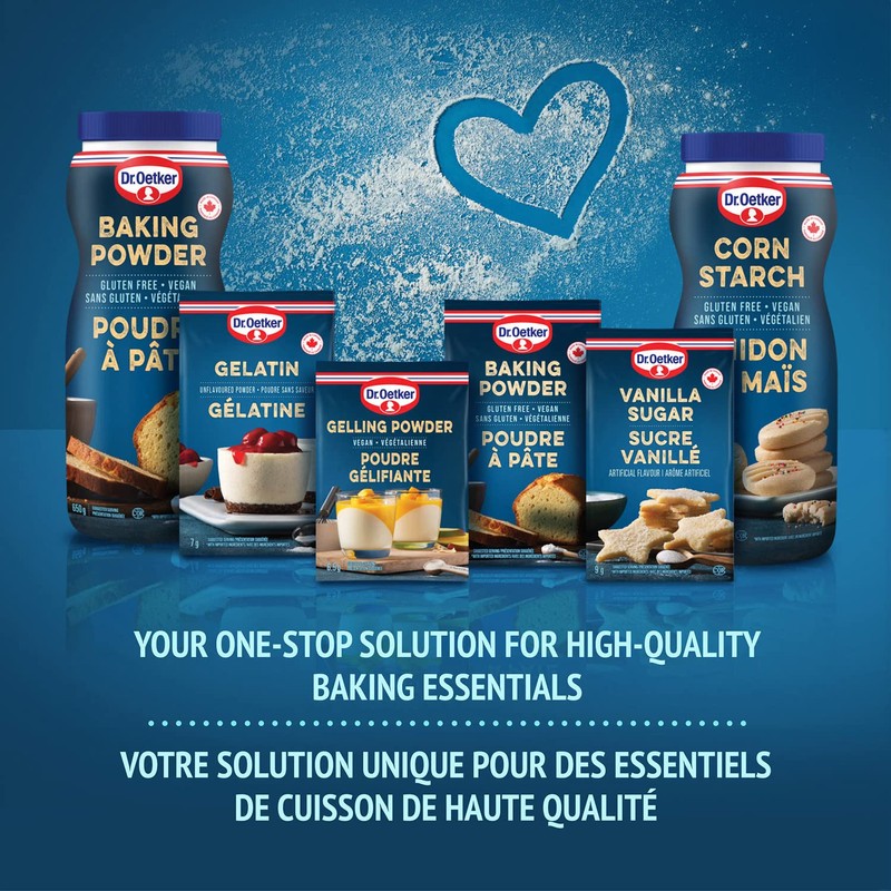 Dr. Oetker Unflavored Gelatin Powder for Cooking and Dessert Baking,
