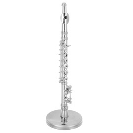 Ciieeo Miniature Flute Model Miniature Musical Instrument Toy Decorative Mini Flute for Dollhouse
