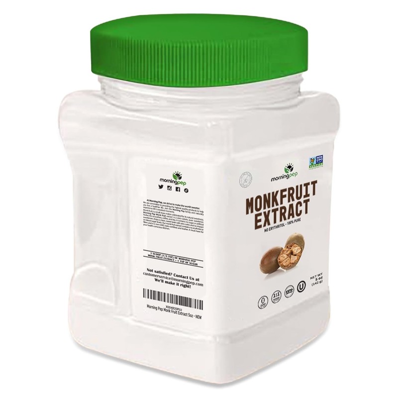 Morning Pep 100% Pure Monk Fruit extract sweetener, No 5