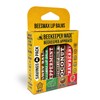 Beeswax Lip Balm 4 Pack | Honey, Peppermint, Coconut &