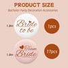 Set of 18 JGA Buttons, 45 mm, Bridal Team Bridal