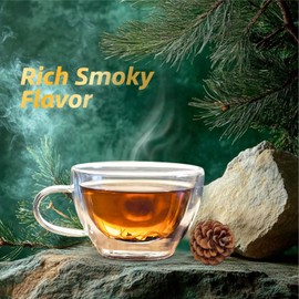 ESSENCESIP Smokey Lapsang Souchong Black Tea Loose Leaf - 4oz Tea Sampler Pinewood Smoked in resuable Tin, Rich Smoky Flavor