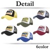 White Fang CA663 Mesh Cap, Damaged Processed, English Letters, For
