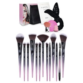 M.Y.L. Cosmetic Brush Set, Hair Band, Blender, Cleaner, Travel Case, Brush, Make Up Brush Set
