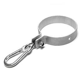 PRIOstahl Swing Clip Swing Hook Swing Holder Swing Attachment – 120 mm x 1 Piece Children's Swing Carabiner Swing Bracket Swing Frame Beam Attachment Galvanised