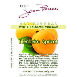 Traditional Barrel aged 12 years “Blenheim Apricot White Balsamic” 100% ALL NATURAL vinegar. (375ml)