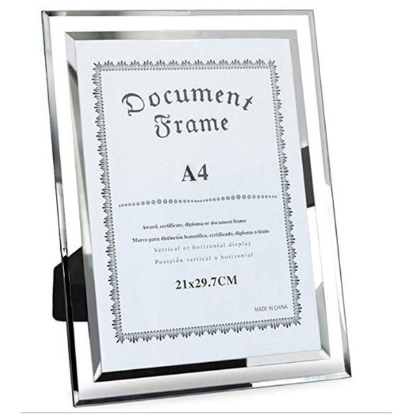 XICHEN® A4 Certificate Photo Picture Frame, Transparent glass Picture Poster Frames * For Home and Office *