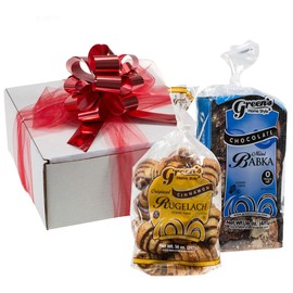 Chocolate Babka & Cinnamon Rugelach Gift Box - Christmas Gift For Clients, Staff
