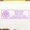 Utah State Seal Notary Stamp, UT Notary Stamp, State Board