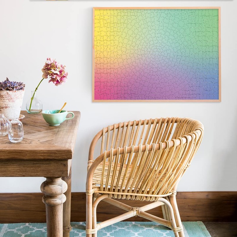 Ravensburger Krypt Rompecabezas Todo Verde Neón 736 Piezas Muy difícil