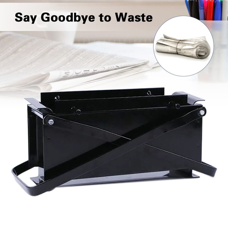 Futchoy Press Paper Log Maker, Newspaper Clumping Press Paper Briquette