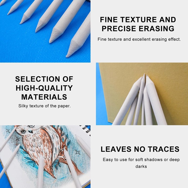 Blending Stumps - 12PCS Tortillions & Paper Art Blenders for
