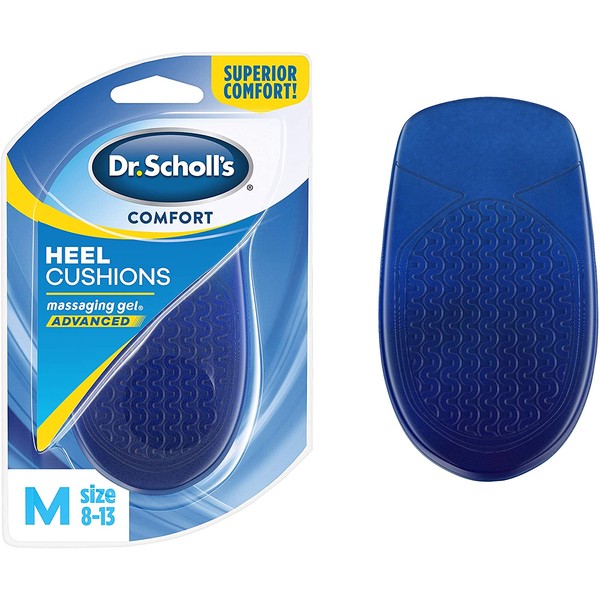 Dr. Scholl’s Comfort Heel Cushions for Men, 1 Pair, Size 8-13