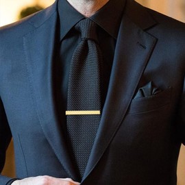 HAWSON Cufflinks and Tie Clip Set for Men, Knotted Cuff Links for men, 2 inch Tie Bar Clips, Gifts for Wedding Business