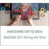 BAZIMA - Kit de arte de cuerdas para principiantes, kit