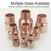 Joywayus 1PCS Copper Sweat Reducer Coupling 1-1/4" x 1" Pipe