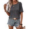 EADINVE Womens Half Sleeve T Shirts Crew Neck Summer Tops