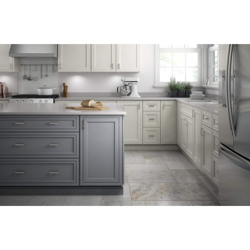 Franklin Brass Napier Cabinet Pull, Nickel, 3 in (76mm) Drawer