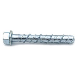 CONFAST LDC383 3/8" x 3" Zinc Plated Large Diameter Concrete Screw for Anchoring to Masonry, Brick or Block (25 per Box)