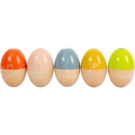 small foot Musikeier "Groovy Beats" 5 Shakers for Children, Training Rhythm and Tact Sensation, from 6 Months, 12252, PE