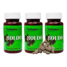 Pack 3 Té De Hierba Boldo Envase Con 100 Piezas C/u