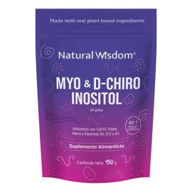 Myo  D-Chiro Inositol 401 con CoQ10, D3 y Hierro  Equilibrio Hormonal, SOP, Fertilidad y Energía Femenina  150g                                       