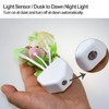 AUSAYE Sensor Led Night Light, Color Changing Plug-in LED Mushroom