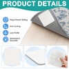 4Pcs Carpet Grippers For Rugs On Top Of Carpet, Rug