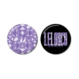 Code Geass Lelouch of the Rebellion Color Coordinating Design Tin Badge Set of 2