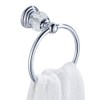 BATHSIR Crystal Towel Ring, Chrome Hand Towel Holder Bath Towel