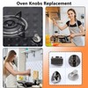 6 Pcs Cooker knobs Gas Stove Knob 6MM Universal Cooker
