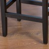 Christopher Knight Home Lisette Backless Leather Counter Stools, 2-Pcs Set,