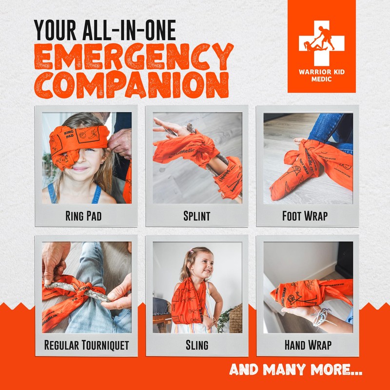 Multi Tool - Tourniquet, Triangle Bandage, Arm Sling, Pressure Bandage