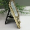 Gold Mushroom Metal Picture Frame 6 X 4 Inch Floral