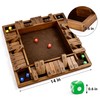 ropoda 14 Inches 4-Way Shut The Box Game (2-4 Players)