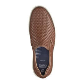 Johnston & Murphy Men's McGuffey 2 Woven Slip-On Dress Casual Shoe, Tan Woven Full Grain, 10.5 W