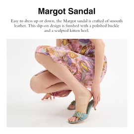 Coach Women's Margot Sandal Platform, Light Blue, 9