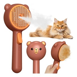 Cepillo De Vapor Para Gatos Con 2 Niveles De Pulverización Y