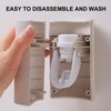 PACIOCEAN Automatic Toothpaste Dispenser with Wall Mounted Hands Free Toothpaste
