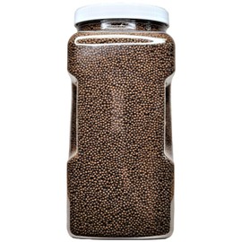 Aquatic Foods Inc. Cichlid Pellets, 45% Protein Floating 2.5mm (3/32") Pellets for Smaller Discus,Oscars, Central American, South American Cichlids…8oz Small Jar