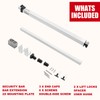 SecurityMan Window Security Bar - Easy Install for Horizontal/Vertical Windows