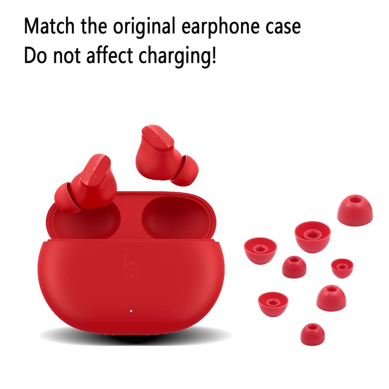 Replacement Silicone Ear Tips for Beats Studio Buds/Fit Pro/Studio Buds+