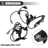 Motoforti Front Left Right ABS Wheel Speed Sensor, ABS Sensor,