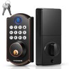 VIVOHOME Keyless Entry Door Lock with Fingerprint, Electronic Keypad Deadbolt