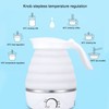 Travel Folding Electric Kettle Portable Silicone Foldable Collapsible Mini Household