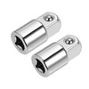 uxcell 2pcs 1/4" Drive (F) x 3/8" (M) Socket Reducer