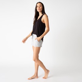 PJ Salvage Women's Jammie Essentials Shorts, Heather Grey, X-Large